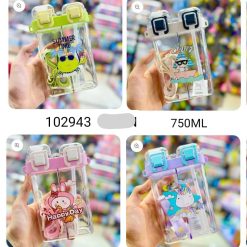 700ml Plastic Water Bottle – Leak Proof, BPA Free, Portable