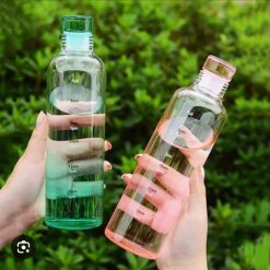 Durable Glass Bottle with Lid – 500ml/700ml/1000ml for Daily Use