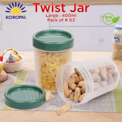 Twist Jar 400ml (3 pcs pack)