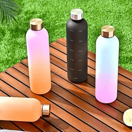 Motivational Time Marker Water Bottle